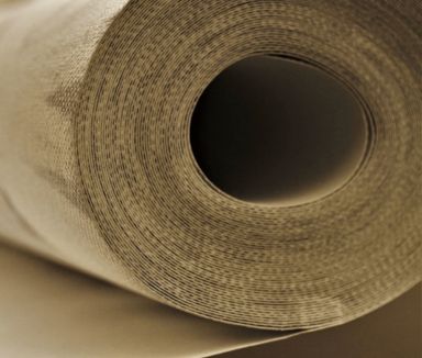 corrugated paper roll